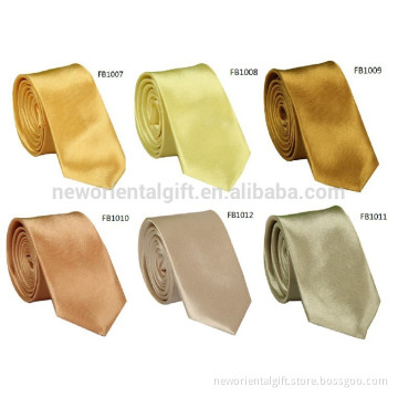 Blank necktie Stripe color necktie Solid color tie